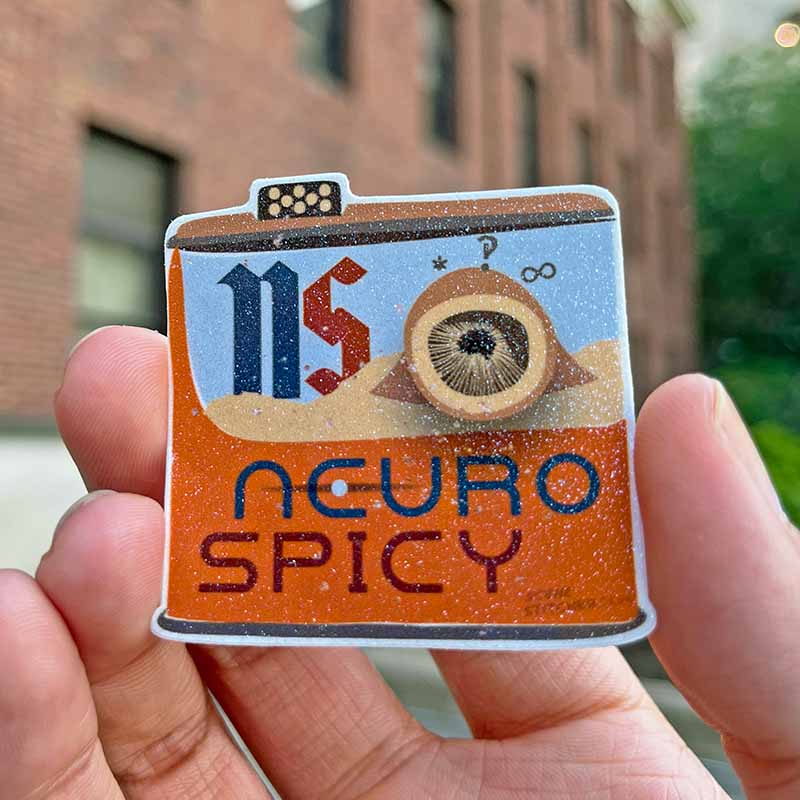 Paul spice ˣ vinyl sticker
