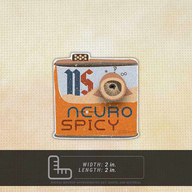 Paul spice ˣ vinyl sticker