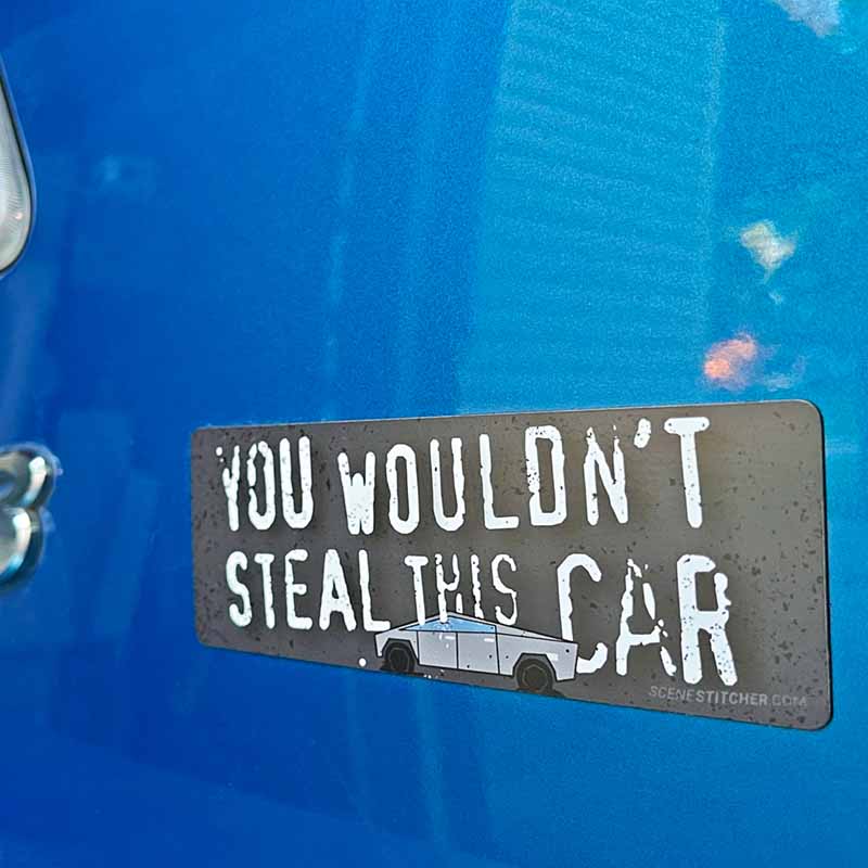 Steal Motors ˣ die-cut magnet