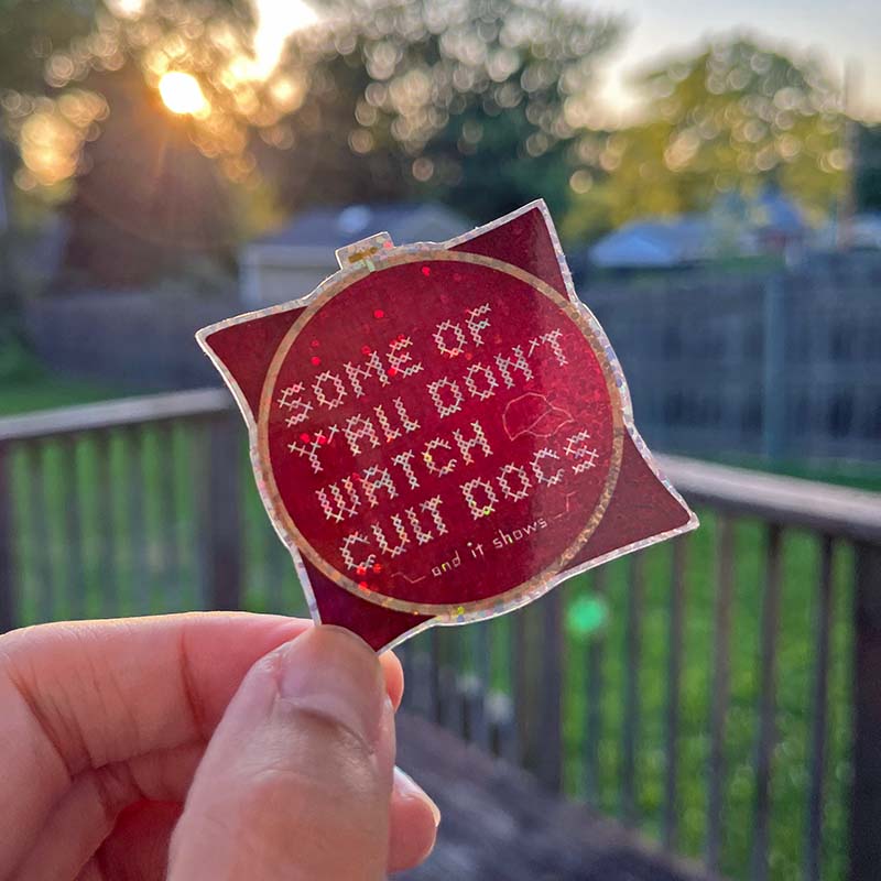 ya herd? ˣ vinyl sticker