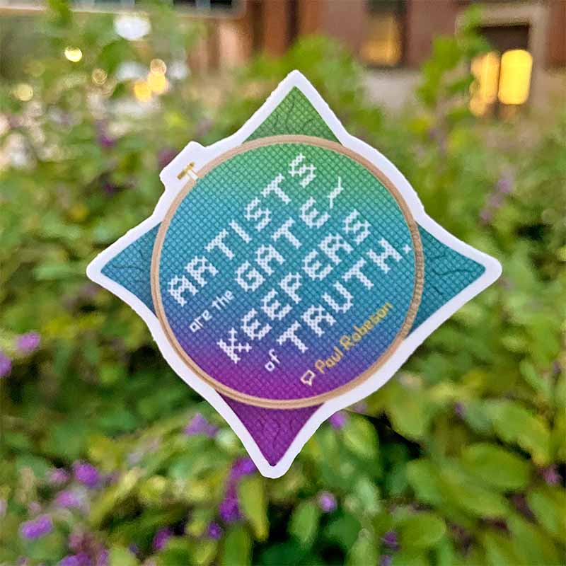 arts and seizure ˣ vinyl sticker