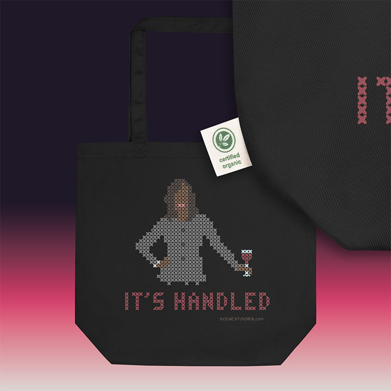 Pope fiction ˣ eco tote